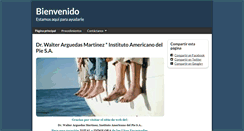 Desktop Screenshot of drwalterarguedas.com